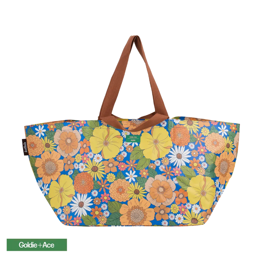 KOLLAB- Beach Bag Goldie + Kollab Zoe Floral