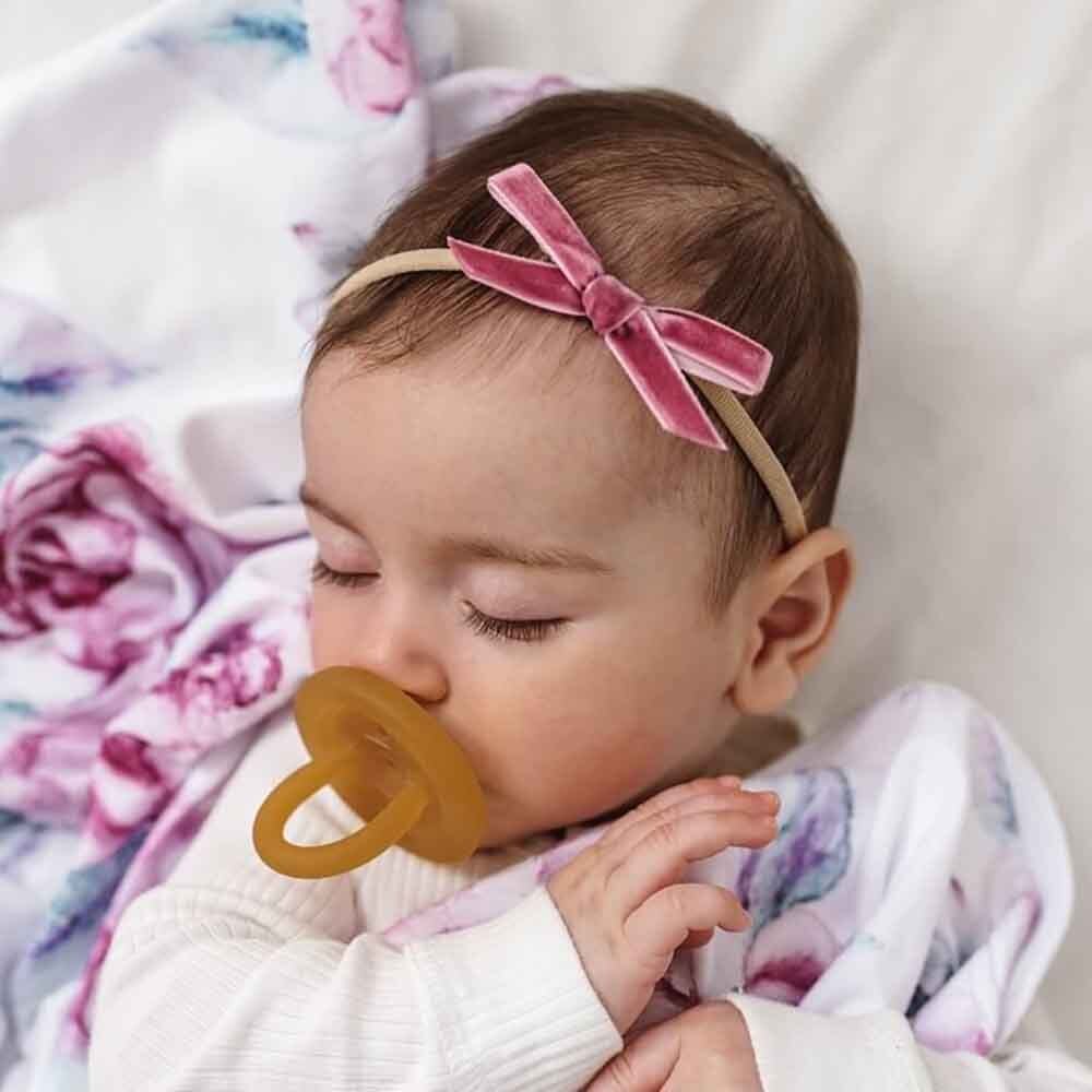 Snuggle Hunny Velvet Bow- Assorted