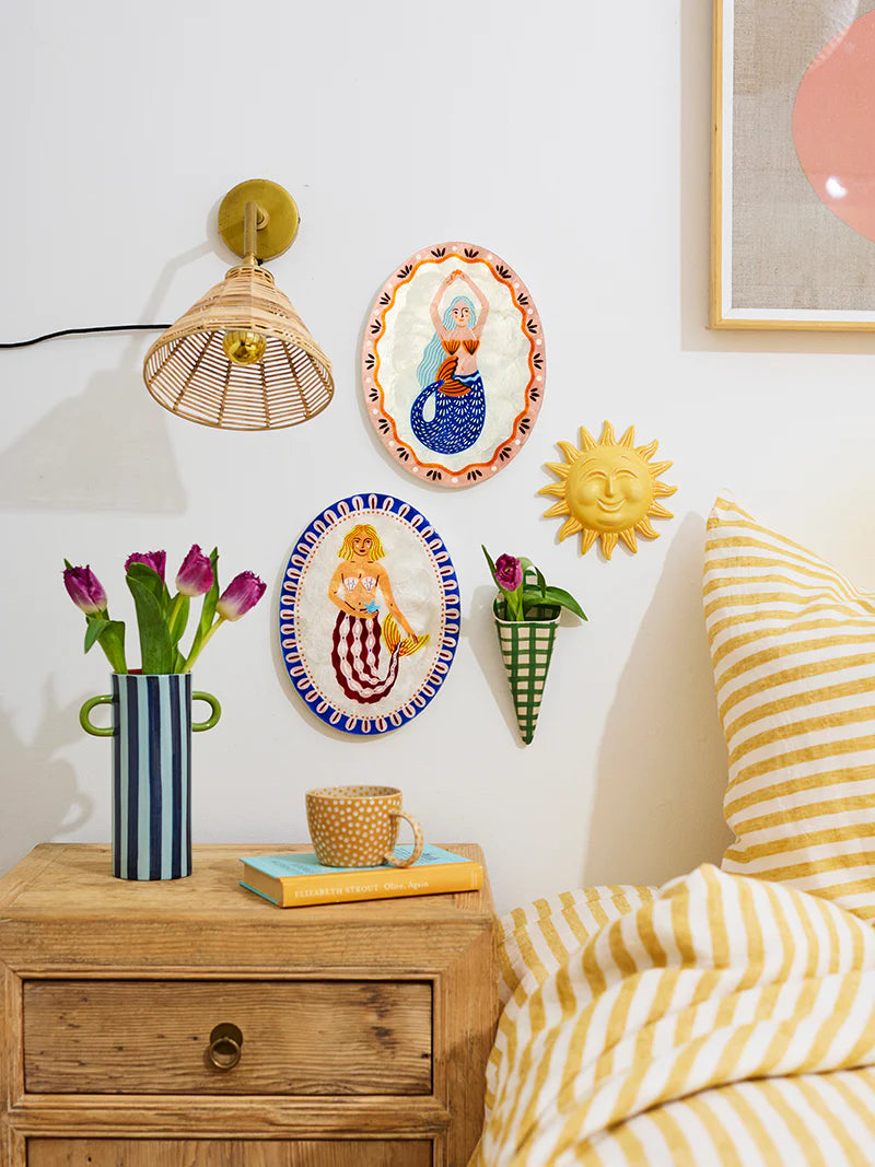 Jones & Co Mermaid Pearl Fan Tile