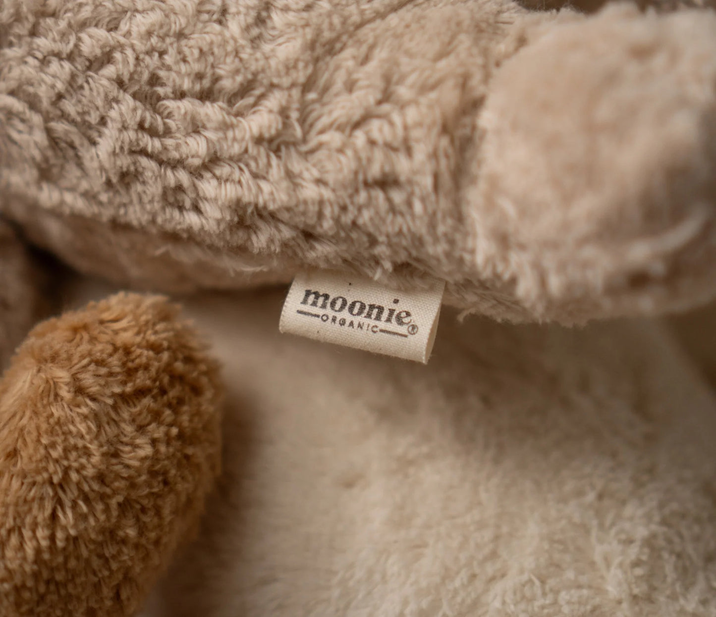 Moonie Organic Humming Bear - Cappuccino