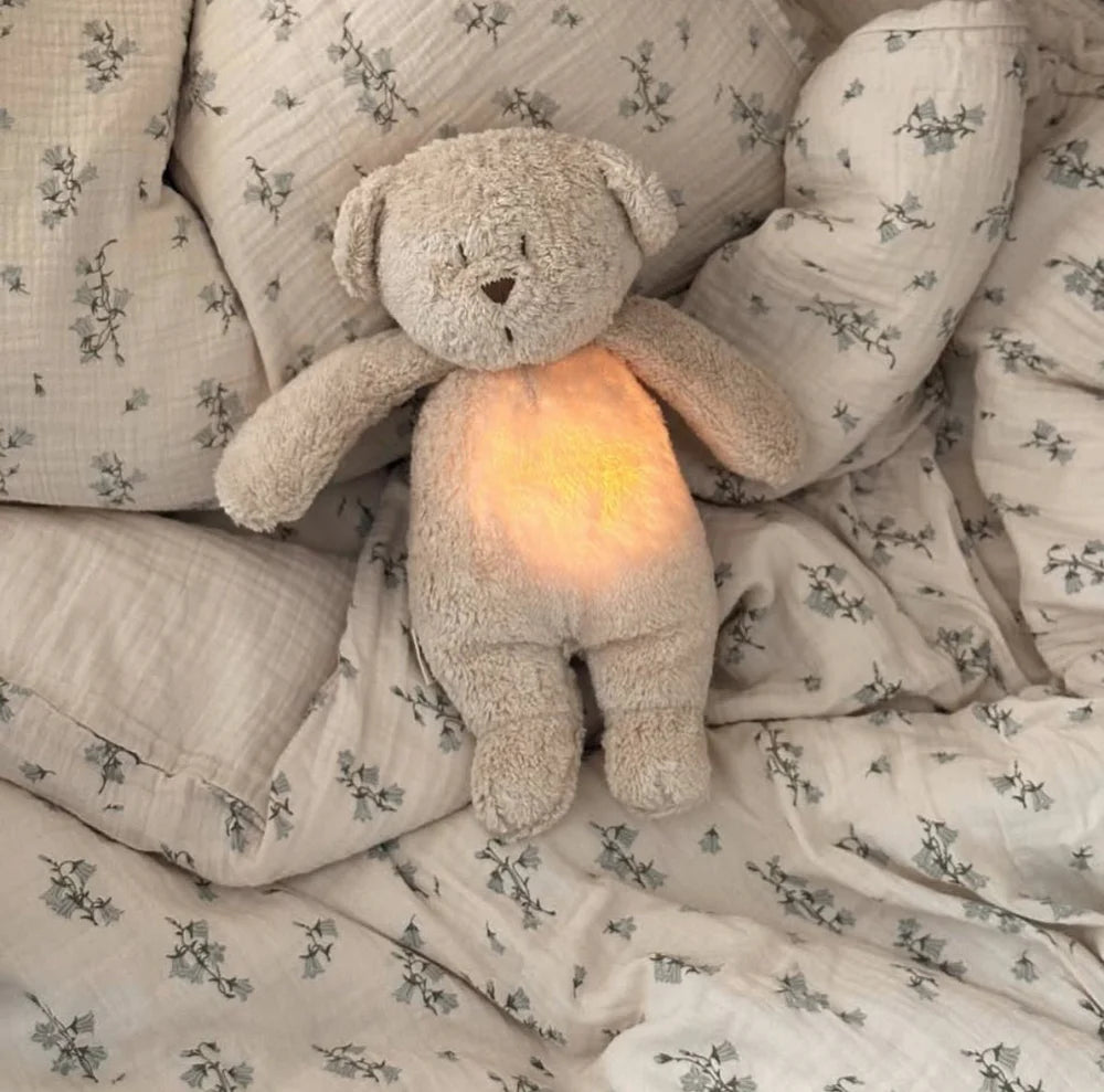 Moonie Organic Humming Bear - Cappuccino