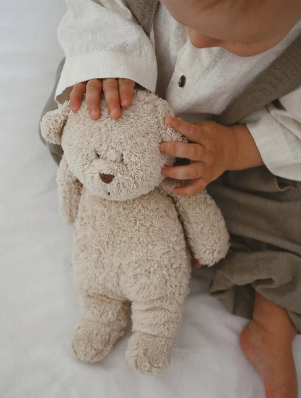 Moonie Organic Humming Bear - Cappuccino