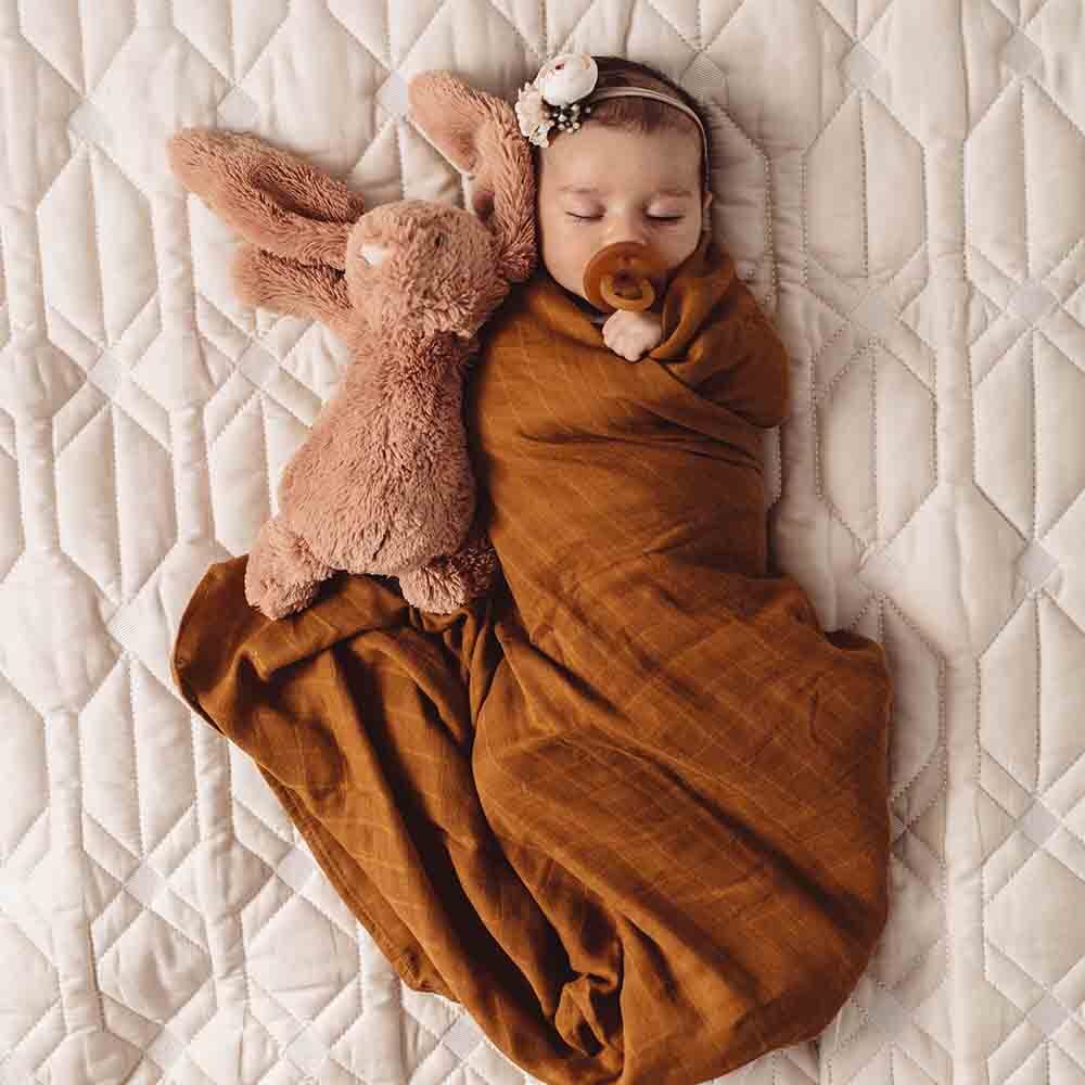 Snuggle Hunny Bronze Organic Muslin Wrap