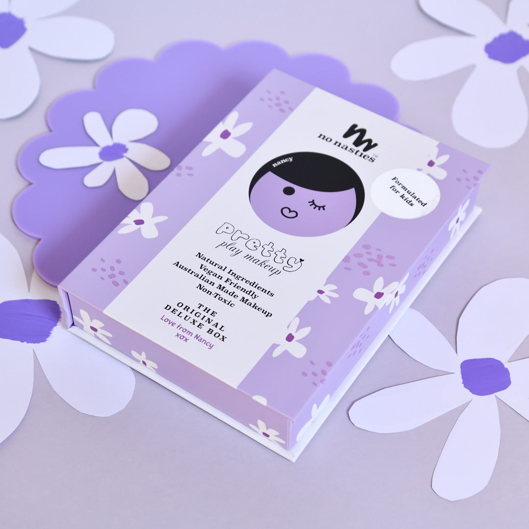 No Nasties - Nancy Purple Natural Pressed Powder Kids Makeup Palette Kit