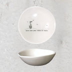 East Of India Wobbly Porcelain Bowls Medium