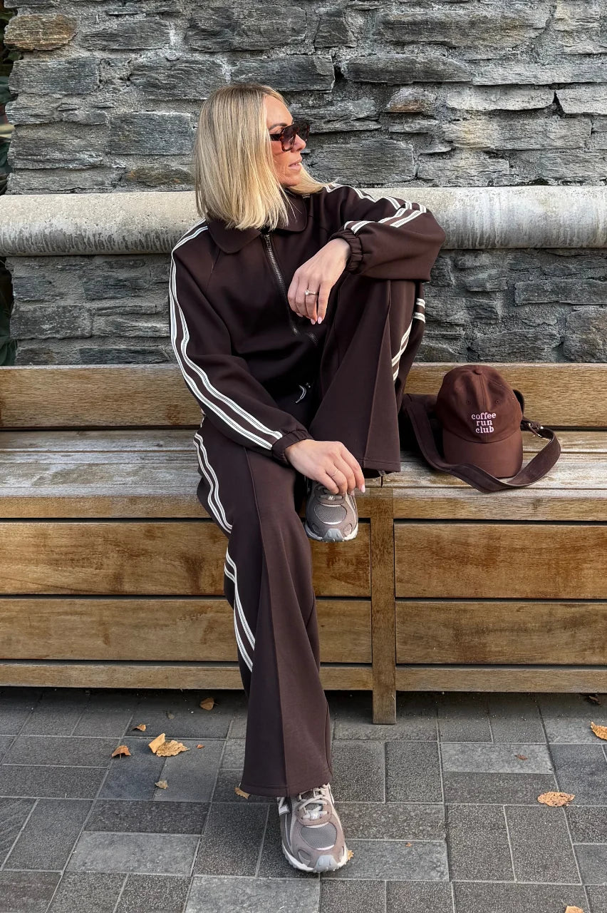 Feather + Noise Noah Wide Pant Luxe Dark Chocolate