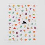 No Nasties Nail Sticker Sheet - Mermaid