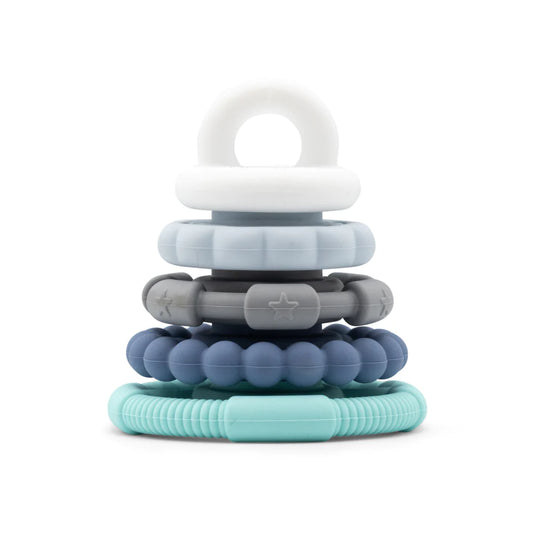 Jellystone Rainbow Stacker & Teether Toy Ocean