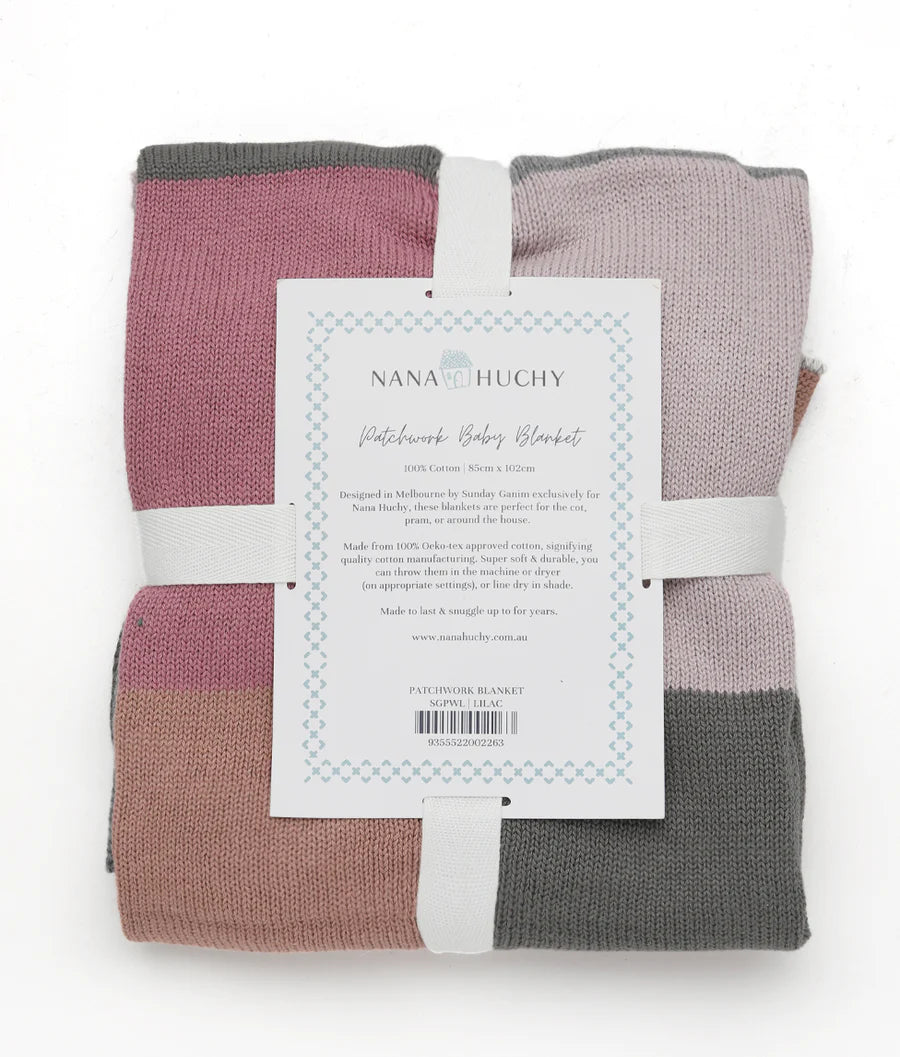 Nana Huchy Patchwork Baby Blanket - Assorted