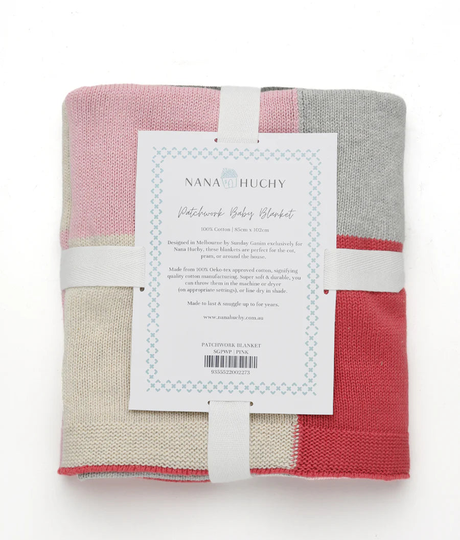 Nana Huchy Patchwork Baby Blanket - Assorted