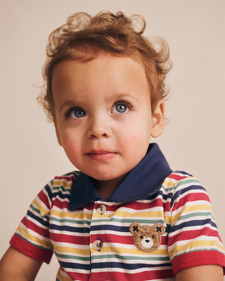 Huxbaby Preppy Polo Romper