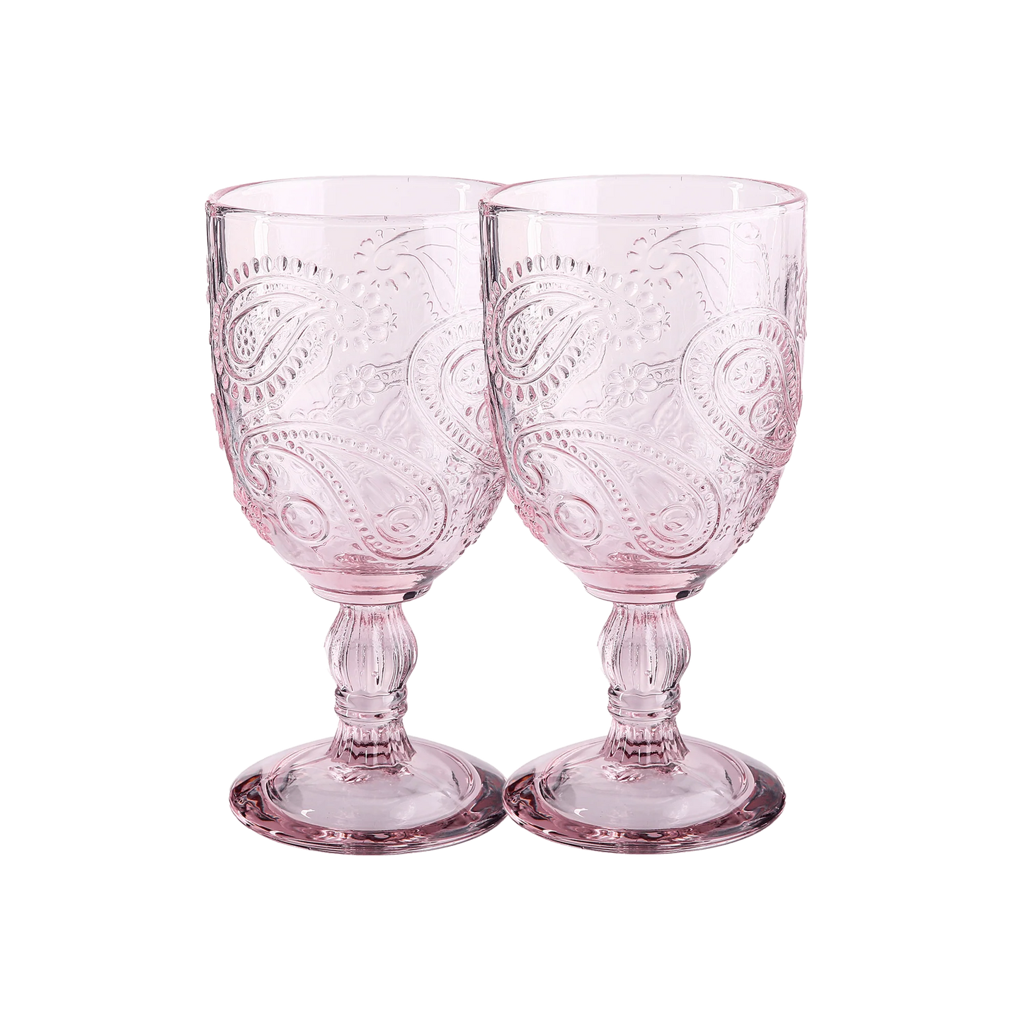 Wandering Folk Goblet Glass - Set Of Two