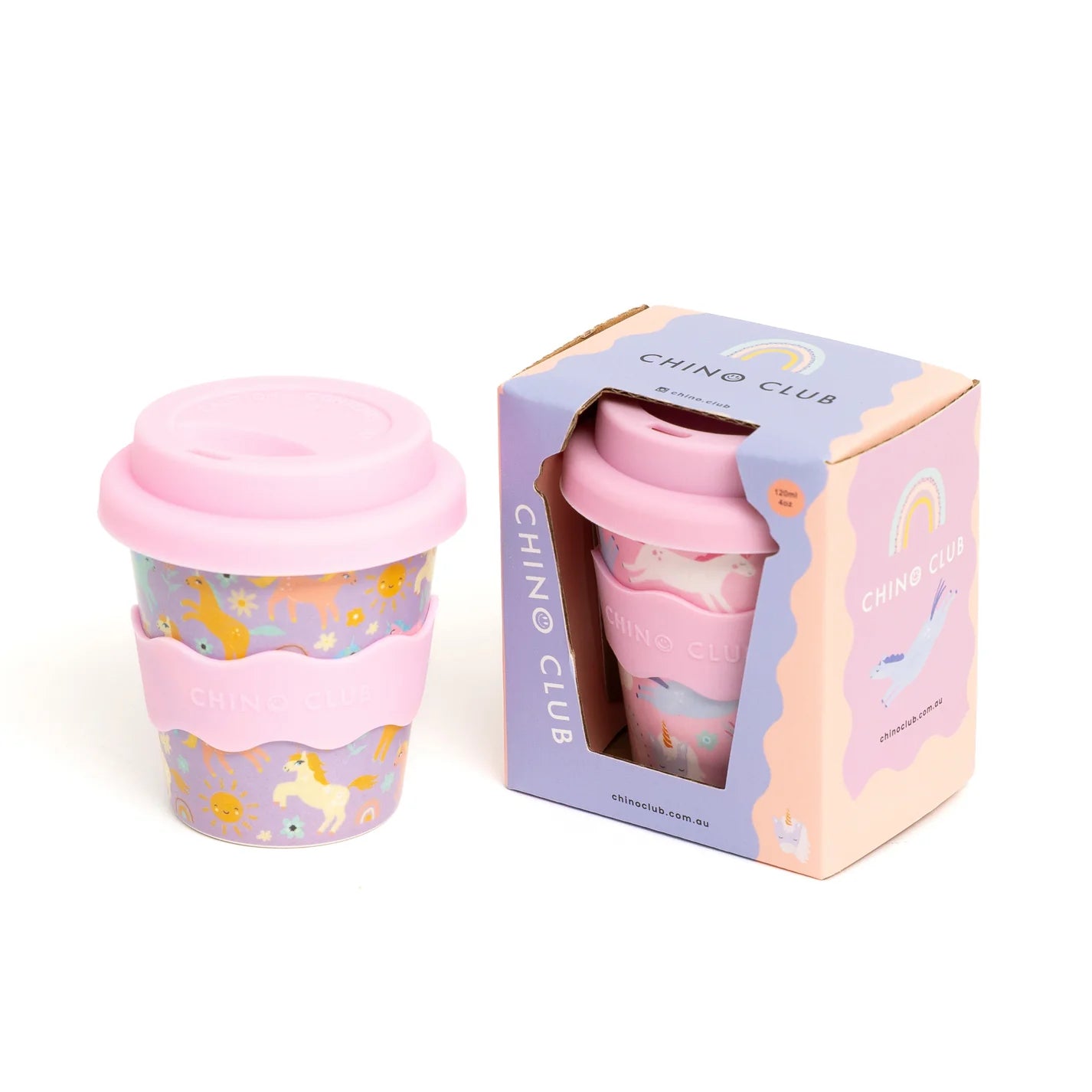 Chino Club - Purple Unicorn Baby Chino Cup 4oz