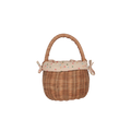 Olli Ella Rattan Berry Basket With Lining Assorted