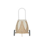 Olli Ella Rattan Bunny Luggy With Lining Assorted