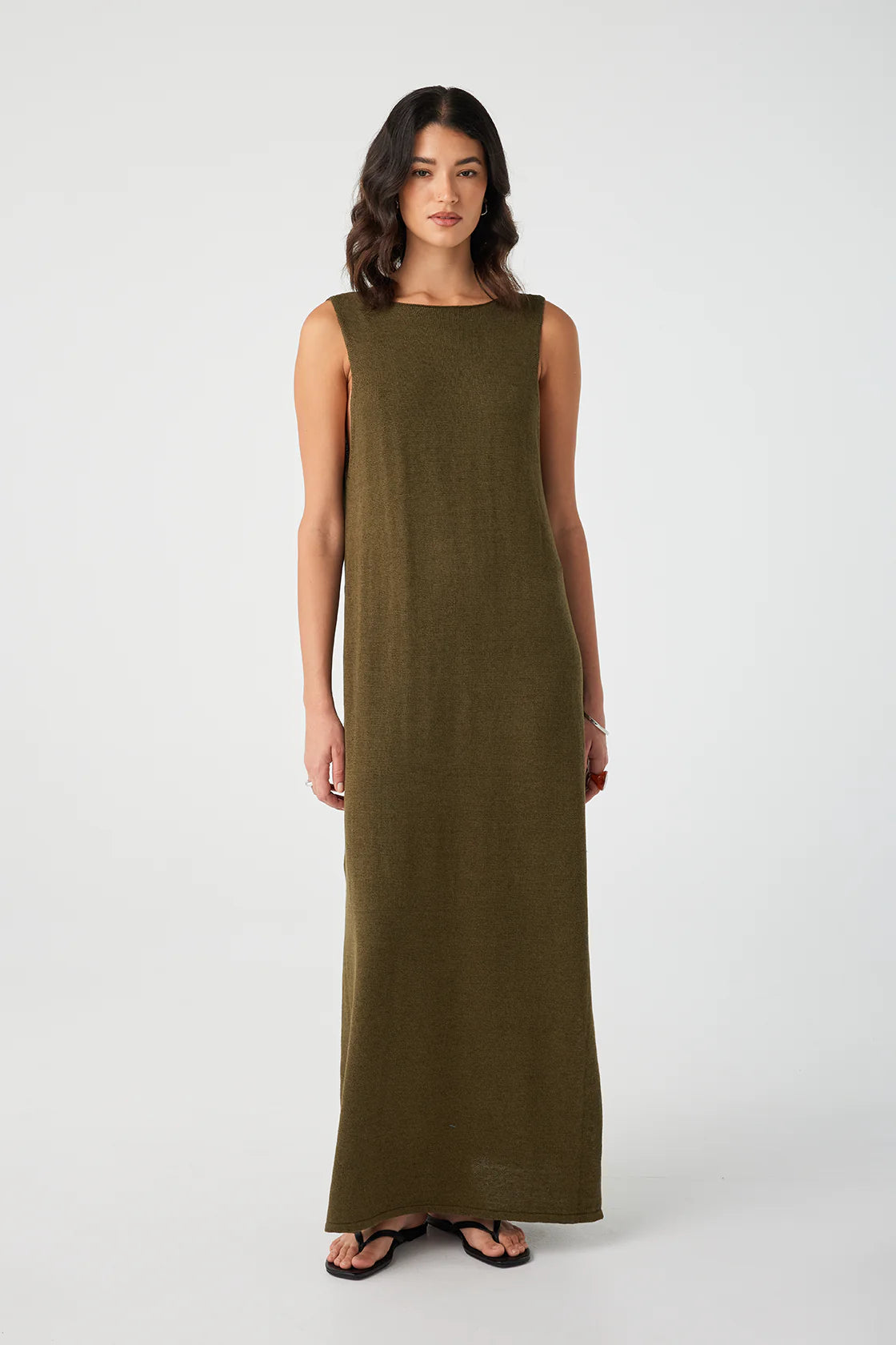 ARCAA Poppy Reversible Maxi Dress - Olive