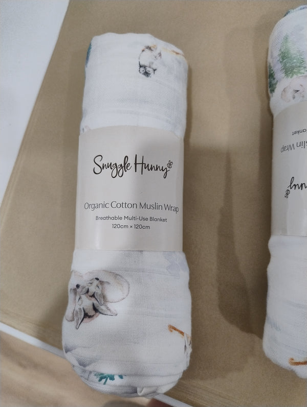 Snuggle Hunny - Organic Cotton Muslin Wrap - Artic