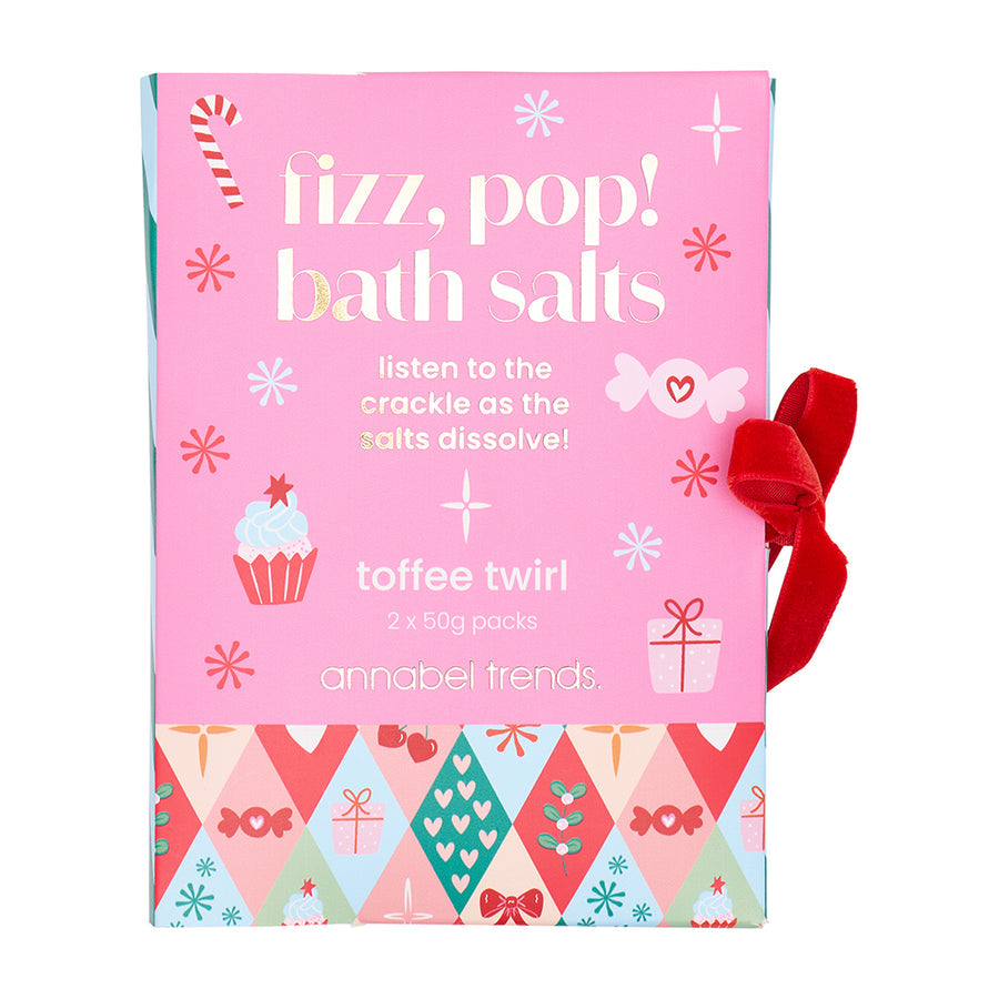 Annabel Trends Festive Fizz Pop Bath Salts 2 Pack