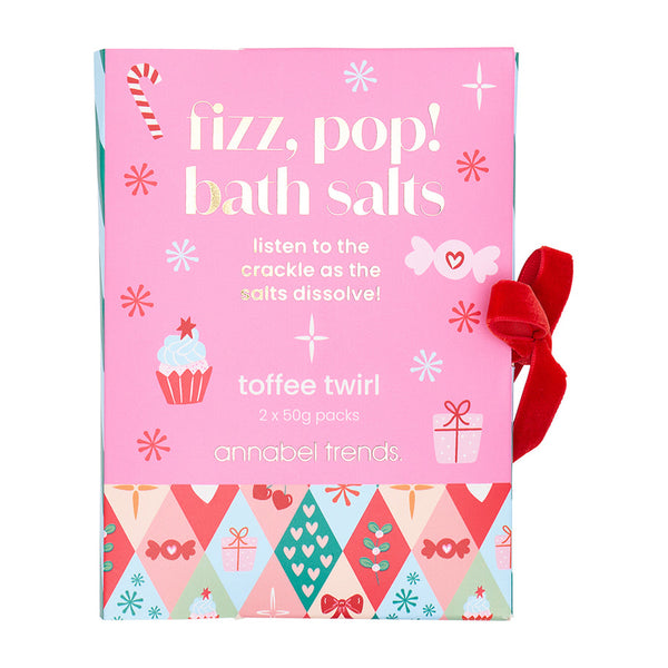 Annabel Trends Festive Fizz Pop Bath Salts 2 Pack