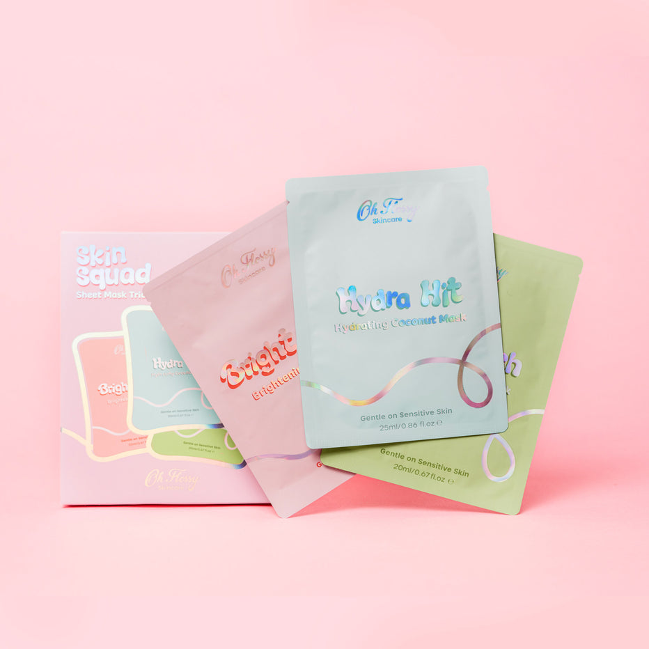 Oh Flossy Skin Squad Sheet Mask Trio