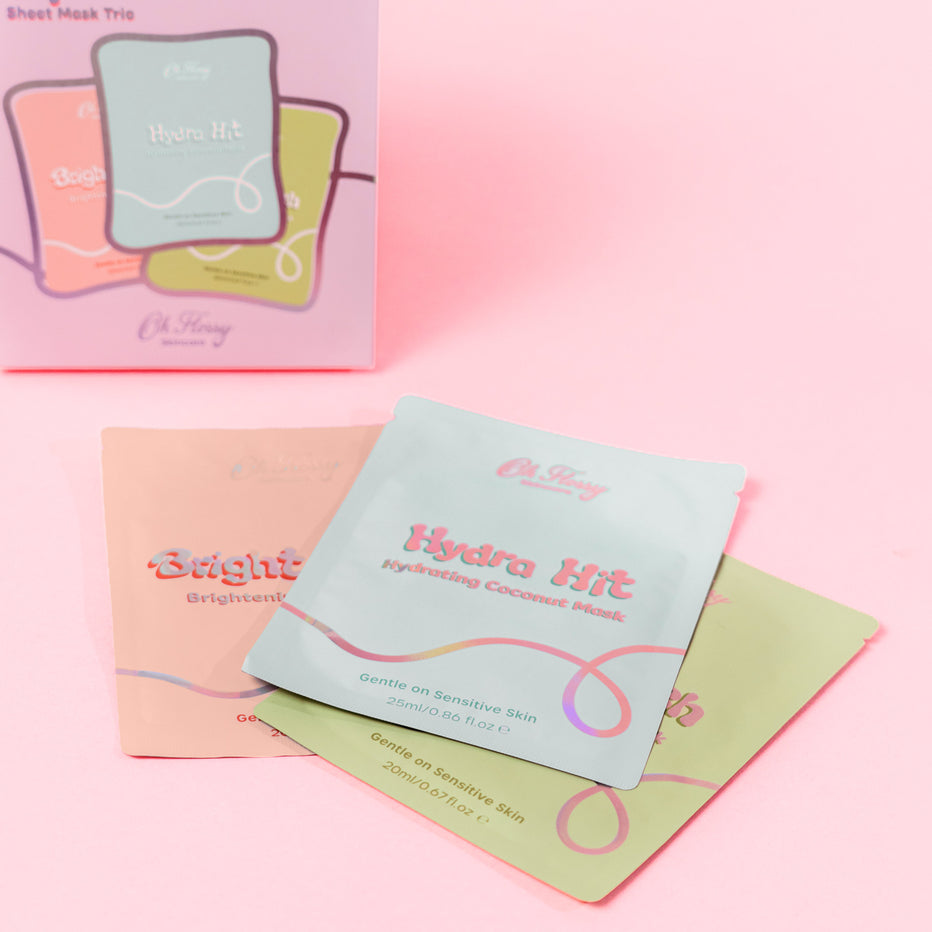 Oh Flossy Skin Squad Sheet Mask Trio