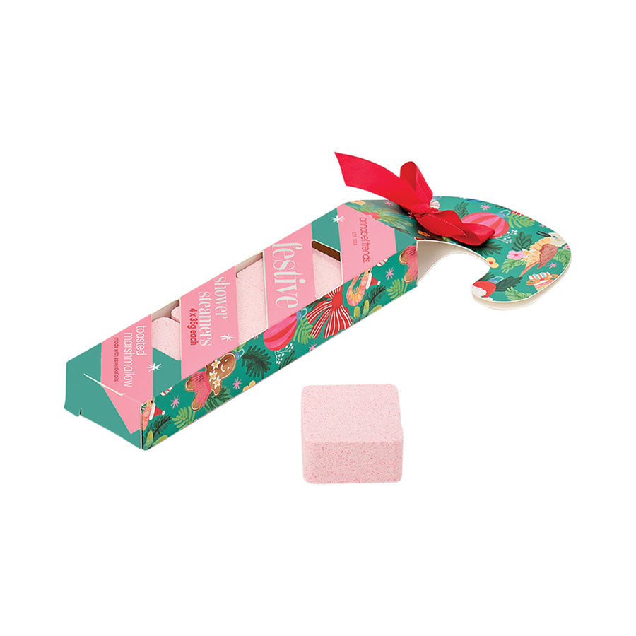 Annabel Trends Festive Candy Cane 4 Pack Shower Steamers