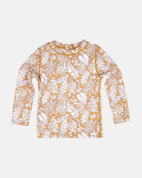 Toshi Swim Kids Rashie Half Zip Long Sleeve Classic