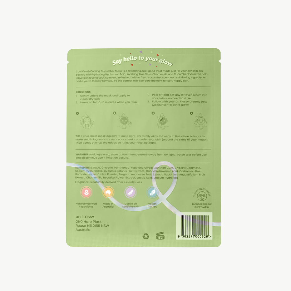 Oh Flossy Skincare Mask