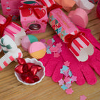 Annabel Trends Festive Cherry Hearts Bath Oil Beads
