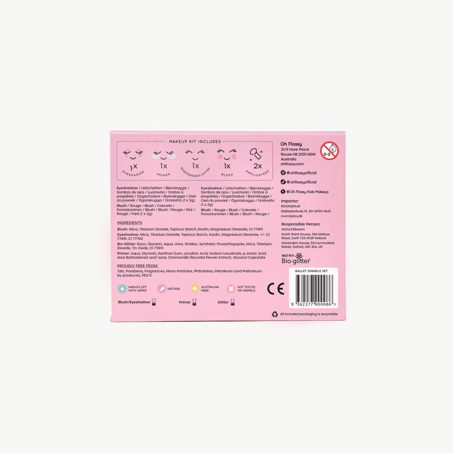 Oh Flossy Ballet Sparkle Makeup & Glitter Se