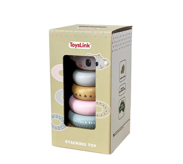 ToysLink - Wooden animal Stacking toy - Assorted