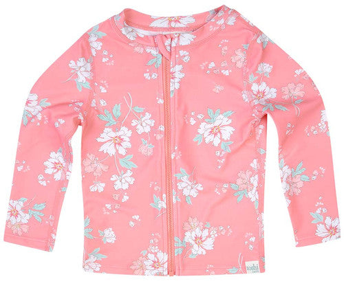 Toshi Swim Kids Rashie Full Zip Long Sleeve Classic