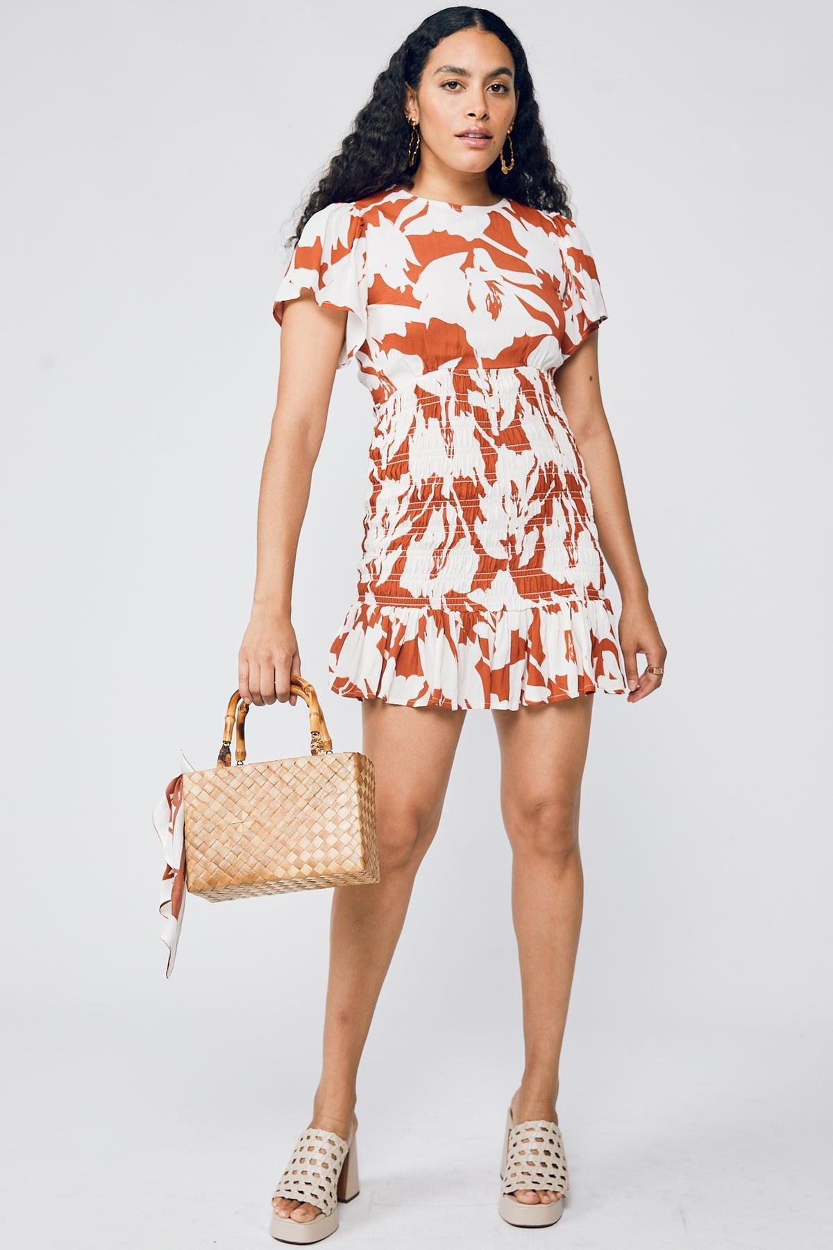 Rue Stiic Shay Mini Dress - Sunset Dream Rooibos