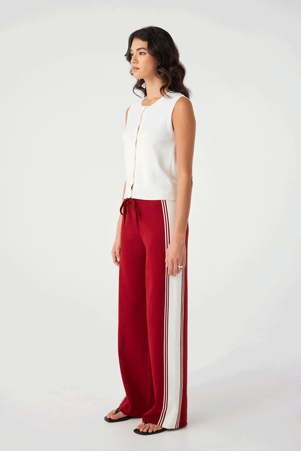 ARCAA Finley Button Up Vest - White