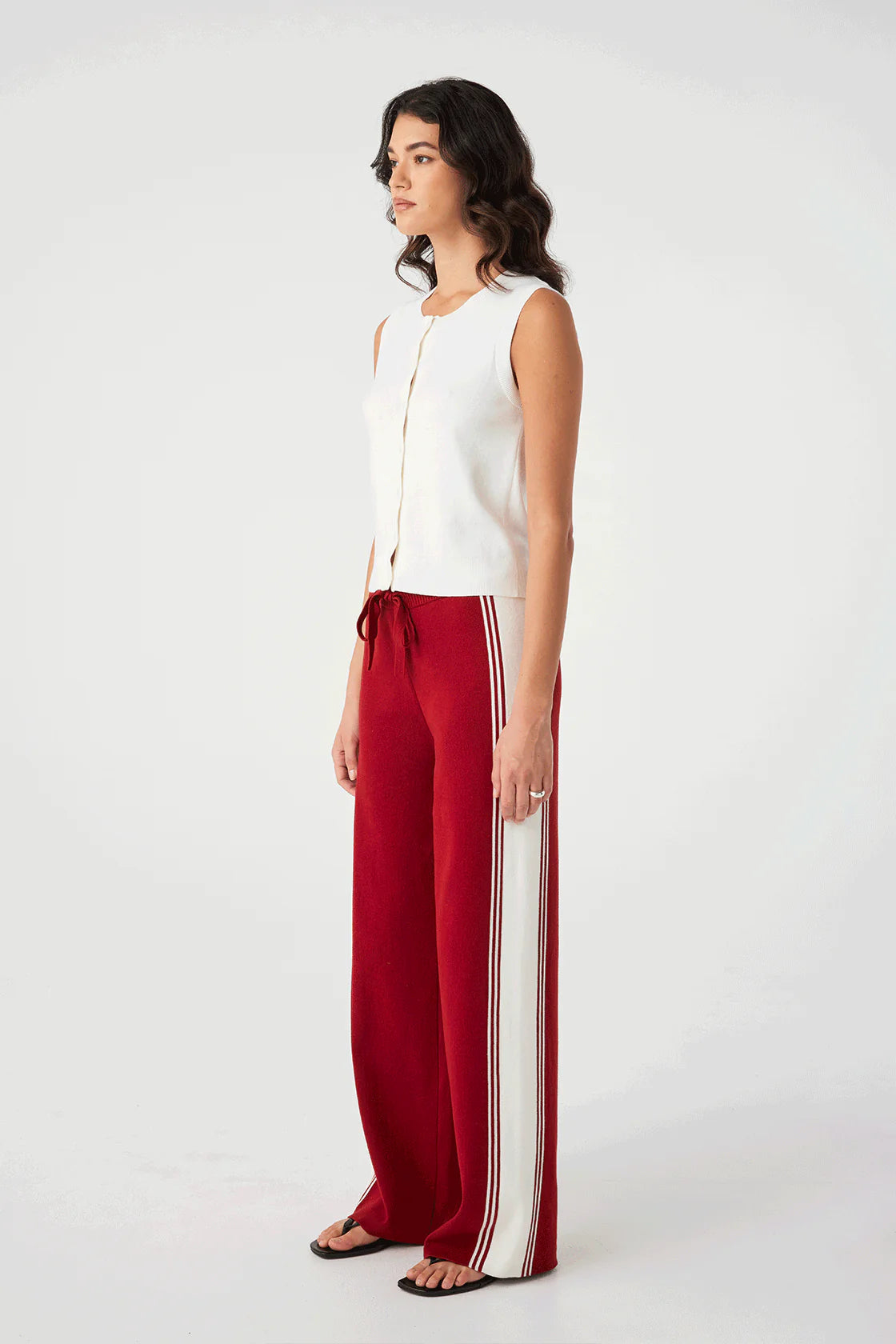 ARCAA Finley Button Up Vest - White