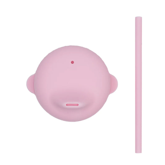 We Might Be Tiny Sippie Lid + Mini Straw - Powder Pink