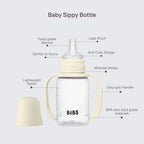 Bibs Baby Sippy Bottle Spout Silicone 150 ml - Assorted
