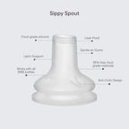 Bibs Bottle Silicone Spout Nipple 2 Pack