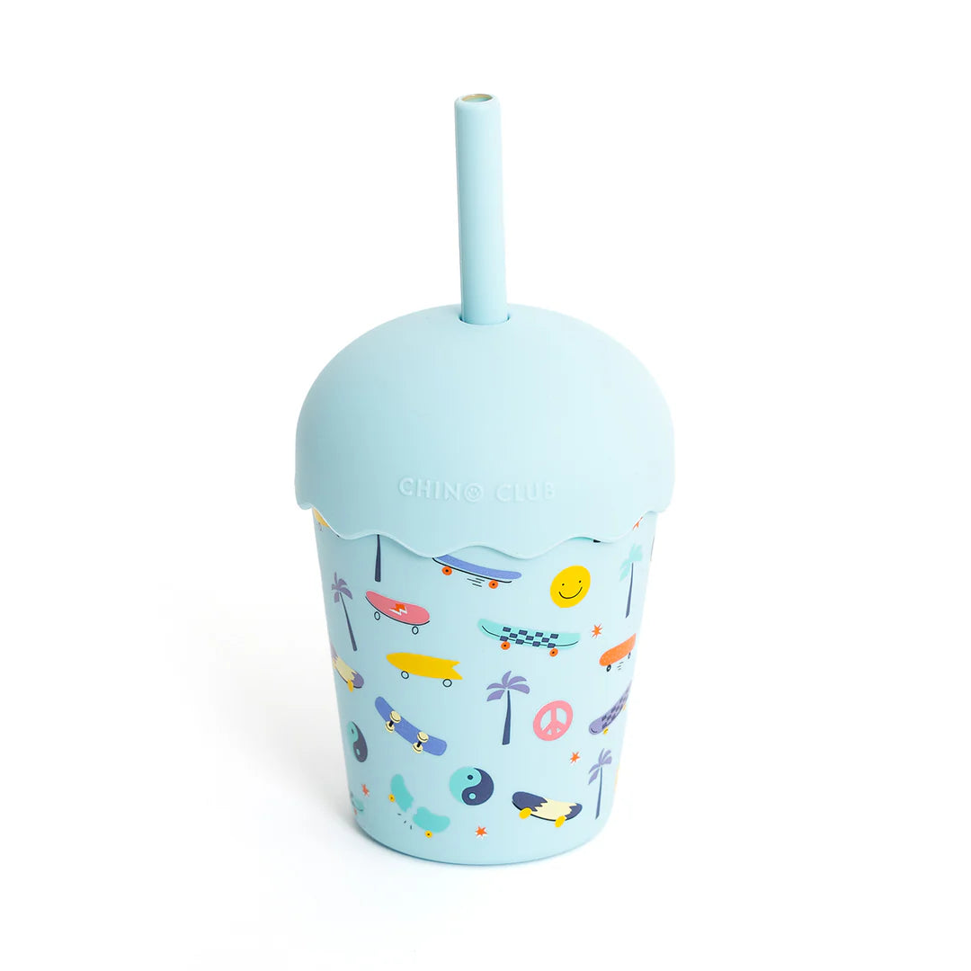 Chino Club - Skate Mini Smoothie Cup & Straw 200ml