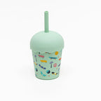 Chino Club-Mini Smoothie Cup & Straw 200ml-Skate Aqua