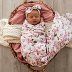 Snuggle Hunny Cherry Blossom Organic Muslin Wrap