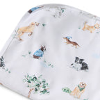 Snuggle Hunny Dog Park Organic Jersey Wrap & Beanie