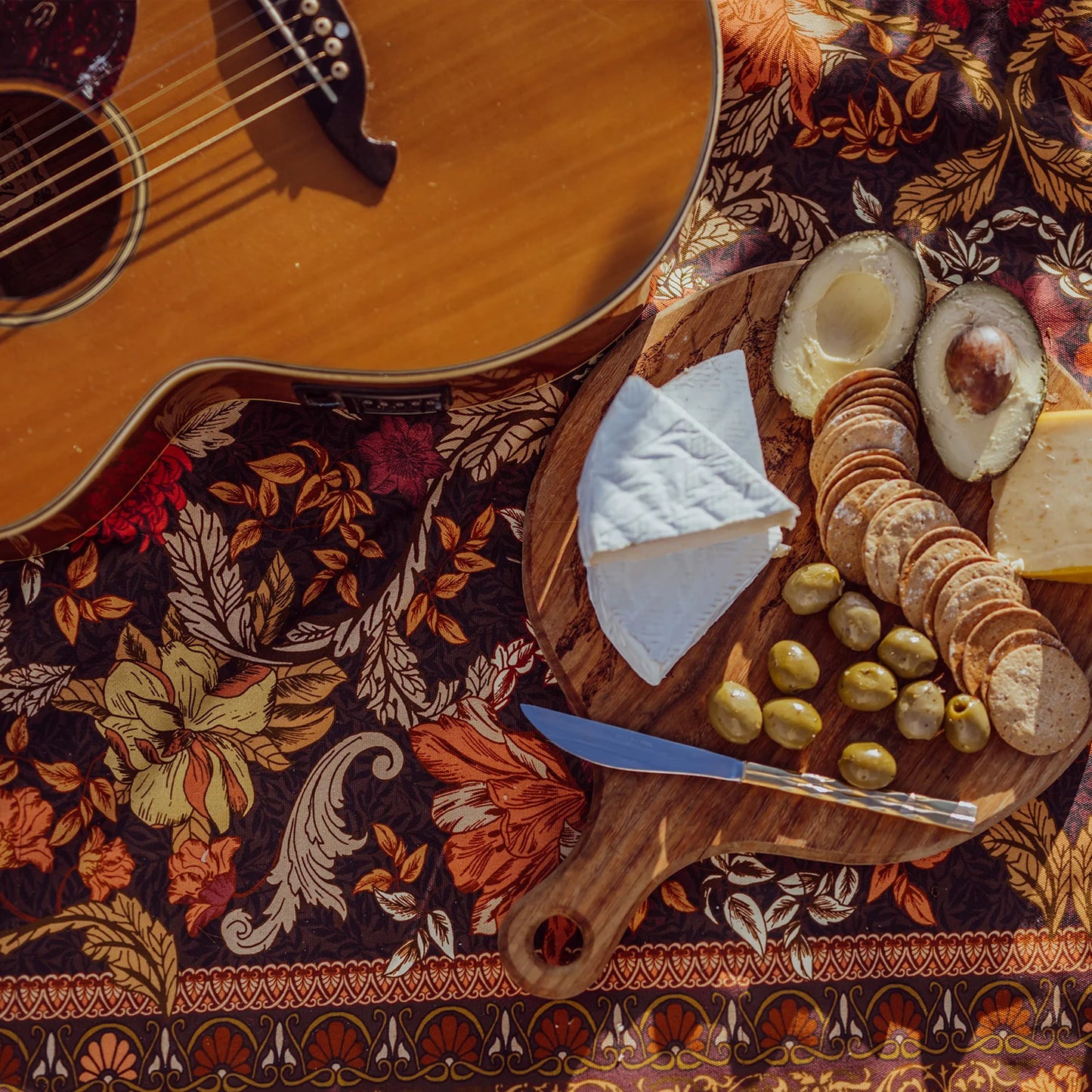 Wandering Folk Forest Picnic Rug