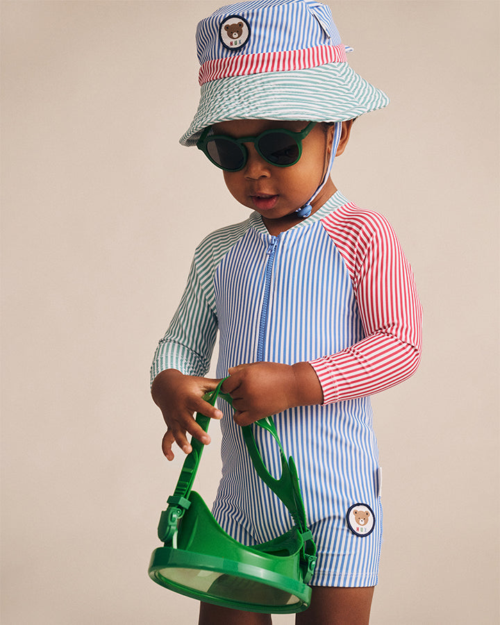 Huxbaby Spliced Stripe Swim Hat