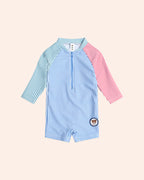 Huxbaby Spliced Stripe Swimsuit Shortie