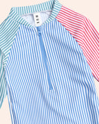 Huxbaby Spliced Stripe Swimsuit Shortie