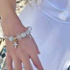 Lauren Hinkley Cross Charm Bracelet
