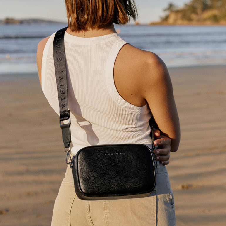 Status Anxiety Plunder Bag With Webbed Strap