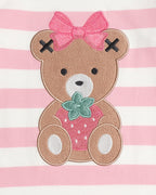 Huxbaby Strawberry Stripe Romper