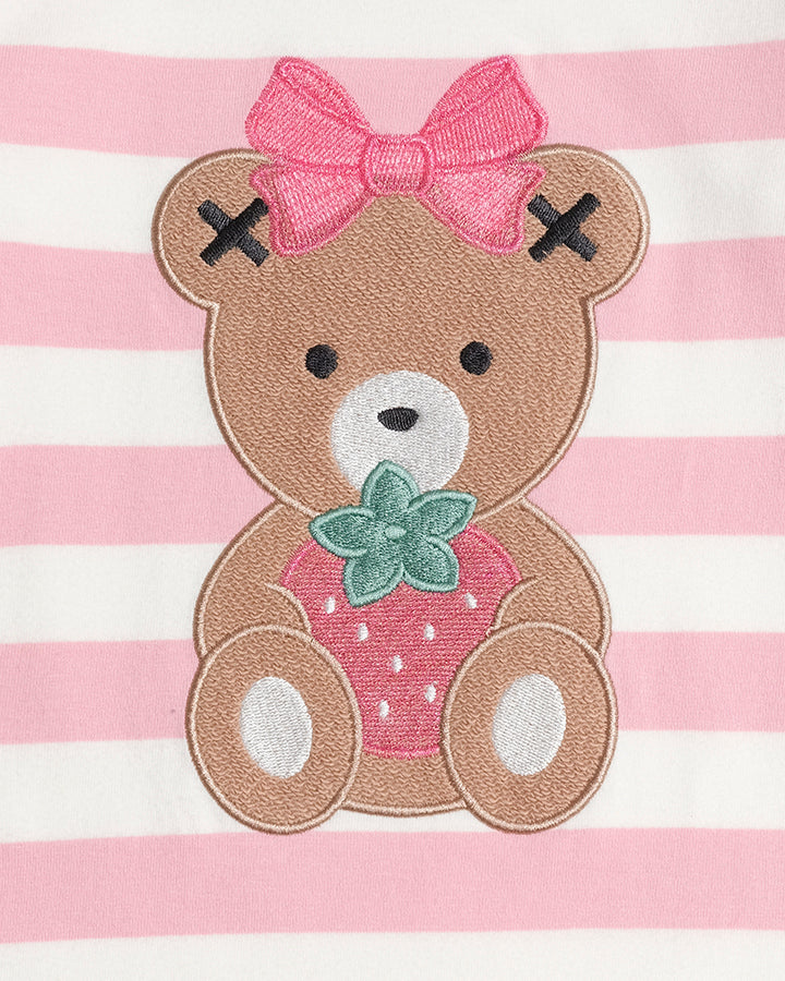 Huxbaby Strawberry Stripe Romper